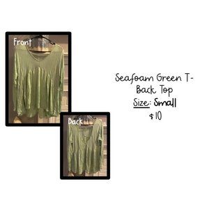 Seafoam Green Top